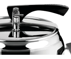 Lagostina La Classica Lagofusion slėginė viryklė, skersmuo 26 cm, talpa 12 l, su krepšeliu, receptų knyga ir ecobox, bakelito rankenomis, svorio vožtuvu ir lagofusion pagrindu