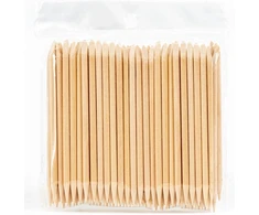 Laica Lalill rožiniai mediniai pagaliukai nagams ir odelėms, 100 vnt., 9,5 cm