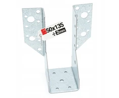 Laikančioji sija 50x130mm, cinkuota, medienos jungtis
