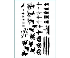 Laikinos tatuiruotės Helovinas 10 A4