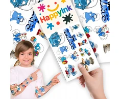 Laikinos tatuiruotės vaikams Smurfai pokštininkas pasaka filmas dovana gimtadienis