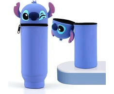 Lakind penalas, penalas raštinės reikmenims, unisex talpus penalas, kosmetinė, penalas, mielos mokyklinės dovanos vaikams, mėlynas penalas, penalas