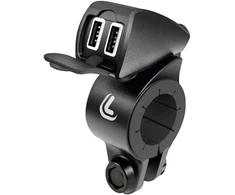 Lampa Įkroviklis dviračio vairui su 2 Usb, 5400ma, atsparus vandeniui