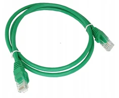 Lan kabelis 1m patchcord utp cat 5e tinklo rj45 internetinis žalias rj 45