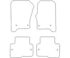 Land Rover Discovery 3 2004-2009 guminiai automobiliniai kilimėliai, atsparūs vandeniui, neslystantys