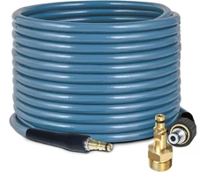 Lanksti aukšto slėgio plovimo žarna, skirta Karcher K2 K3 K4 K5 K7, 6 m ilgio pakaitinė žarna su greita jungtimi ir M22 14 mm adapteriu, 3600 Psi aukšto slėgio prailginimo žarna valymo darbams