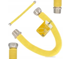 Lankstus dujų žarna 60 cm, 1/2 colio, ištraukiama