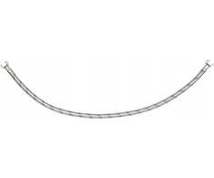 Lankstus pajungimo žarna 3/8" x 3/8", 600mm, nerūdijančio plieno pynė
