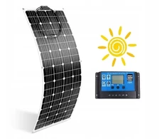 Lankstus saulės kolektorius Sunup 50w 12v su reguliatoriumi