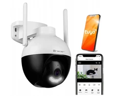 Lauko Ip kamera, pasukama 4mpx 2k Wifi Zoom, atspari Ipx66 su Tuya App
