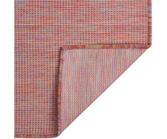 Lauko kilimėlis, raudonos spalvos, 80x250cm, plokščio pynimo