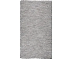 Lauko kilimėlis, rudas ir mėlyna, 80x150cm, plokščio pynimo