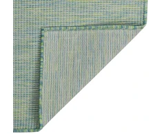 Lauko kilimėlis, turkio spalvos, 140x200cm, plokščio pynimo