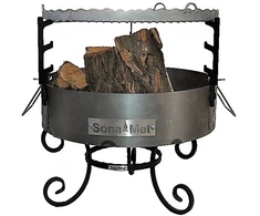 Lauko židinys xl grill kaltos kojos + grotelės s18