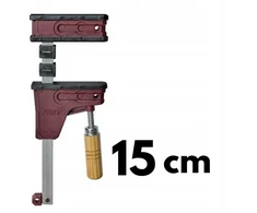 Layher Piher Prl400 pilno paviršiaus spaustuvas, 15 cm, maksimali spaudimo jėga 400 kg, rankena 8 cm