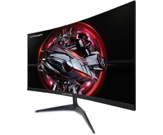 Lc-power 24 colių lenktas žaidimų monitorius 165 hz, fhd 1920 x 1080 va panelė, 1 ms, amd freesync, g sync compatible, hdmi2.0, display port, vesa, juodas, lc-m24-fhd-165-c-v2