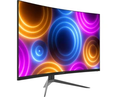 Lc-power lc-m27qc 27 colių lenktas žaidimų monitorius, qhd raiška 2560 x 1440, 180 hz, 1500r, 4000:1, va panelė, amd freesync, 1 ms mprt, 125.1% srgb, 93.8% dci-p3, dp/hdmi, juodas