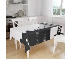Le Jardin du Lin staltiesė 145 x 180 cm, sukurta ir pagaminta Turkijoje