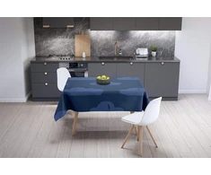 Le Jardin du Lin virtuvinė dekoratyvinė staltiesė mėlyna 140 x 140 cm - sukurta ir pagaminta Turkijoje