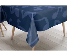 Le Jardin du Lin virtuvinė dekoratyvinė staltiesė mėlyna 140 x 140 cm - sukurta ir pagaminta Turkijoje