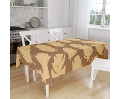 Le Jardin du Lin virtuvinis dekoratyvinis staltiesė rudos spalvos 140 x 160 cm - sukurta ir pagaminta Turkijoje