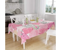 Le Jardin du Lin virtuvinis dekoratyvinis staltiesė su atsitiktiniu raštu 140 x 160 cm - sukurta ir pagaminta Turkijoje