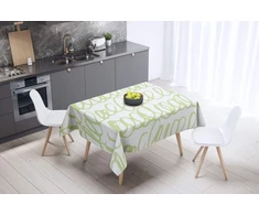 Le Jardin du Lin virtuvinis staltiesė su atsitiktiniu raštu 140 x 140 cm - sukurta ir pagaminta Turkijoje