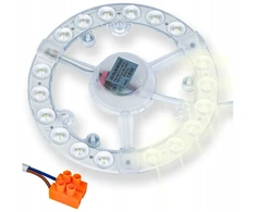 Lubinis šviestuvas Leaderled led įdėklas į lubinį šviestuvą universalus su magnetu 18w 230v 15cm neutralus 4000k