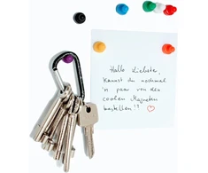 Lebigmag® labai stiprūs neodimio kūgio formos magnetai, skersmuo 12 mm, aukštis 19,5 mm, skirti šaldytuvo skelbimų lentai, magnetinei lentai, mažesnis laikymas ant stiklinių magnetinių lentų (12 rožinių smeigtukų)