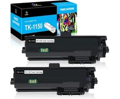 Leciroba Tk-1150 toneris, skirtas Kyocera Tk1150, skirtas Kyocera Ecosys M2135dn M2635dn M2635dnw M2735dw Kyocera Ecosys P2200 P2235d P2235dn P2235dw P2235 Series spausdintuvams (2-juodas)