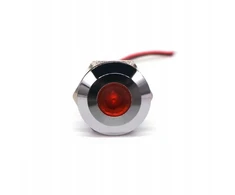 Led 14mm raudona prietaisų skydelio lemputė