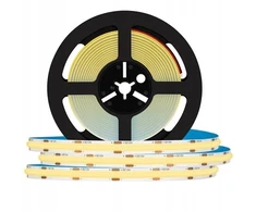 Led Cob neoninė juosta metrais vienos linijos 12w Ip20 neutrali 1 metras