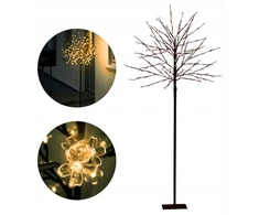 Led dekoratyvinė šviečianti kalėdinė eglutė, šventinė dekoracija, 150 cm