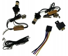 Led dienos žibintai su posūkio signalais 96smd py21w