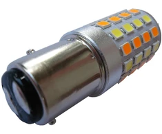 Led dviejų spalvų dvigubo gijų lemputė Bay15d 12v red baltas balta raudona Usa