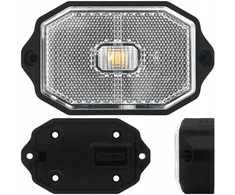 Led gabaritinis žibintas baltas priekinis su atšvaitu Ft-069b priekaboms