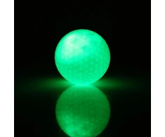 Led golfo kamuoliukas, elektroninis led golfo kamuoliukas spalvotas mirksintis naktinis golfo kamuoliukas apšvietimas golfo kamuoliukas tamsiam nakties sporto treniruotėms (žalias)