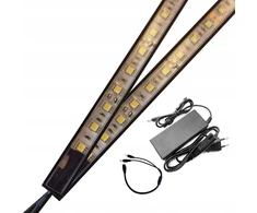 Led juosta 2x40cm juoda spintos Gablot apšvietimas