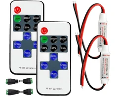 Led juostelės valdiklis su Rf nuotolinio valdymo pulteliu, 12a