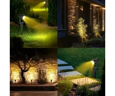 Led Lauko prožektorių rinkinys 2 vnt., 12v, 3000k, Ip65