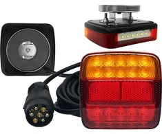 Led lempų rinkinys priekabai ant magneto su 7.5 m laidu
