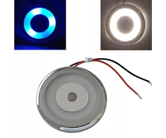 Led lemputė 12v 24v su integruotu reguliatoriumi, šviesos reguliavimas kemperiui jachtai chromas
