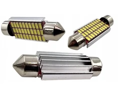 Led lemputė bulb led c5w 39mm 30smd light ultra ryški šviesa ip65