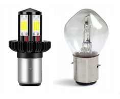 Led lemputė motoroleriui motociklui Ba20d S2 Led 12w