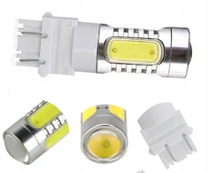 Led lemputė T25 P27w/7w 3157 40w Silicon 12v Canbus balta ultra balta