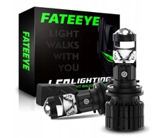 Led lemputės H11 Fateeye Projektorius 100% idealus atjungimas Fisheye lęšis