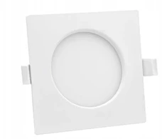 Led lubinis šviestuvas įleidžiamas 6w, itin plonas, baltas