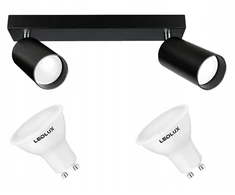 Led lubinis šviestuvas su 2x Gu10 5,5w Led lemputėmis