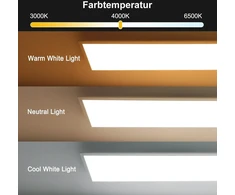 Led lubų šviestuvas 120x30cm, 40w, 2700k-6500k, su pulteliu
