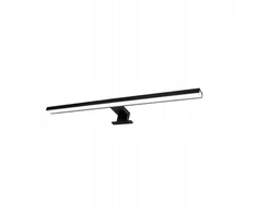 Sieninis šviestuvas LED LUX Goled juodos spalvos led vonios kambario šviestuvas 15w virš veidrodžio/spintelės 3in1 90cm